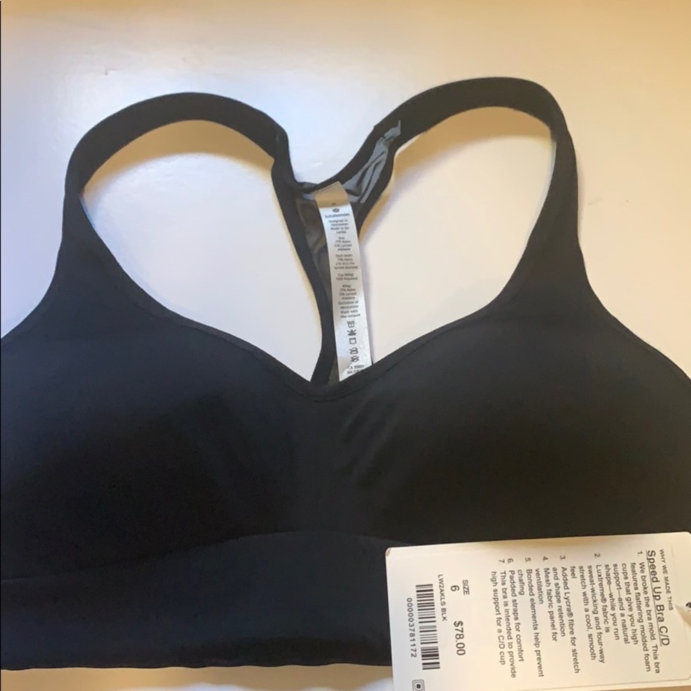 Lululemon Speed up Bra c/d